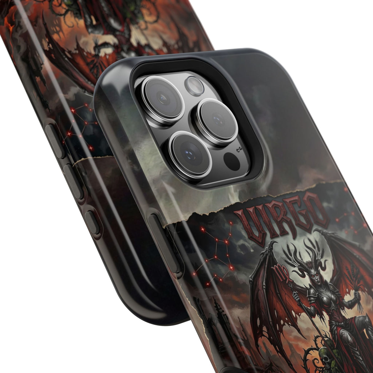 Virgo Demonic Zodiac Phone Case — Magnetic Impact-Resistant