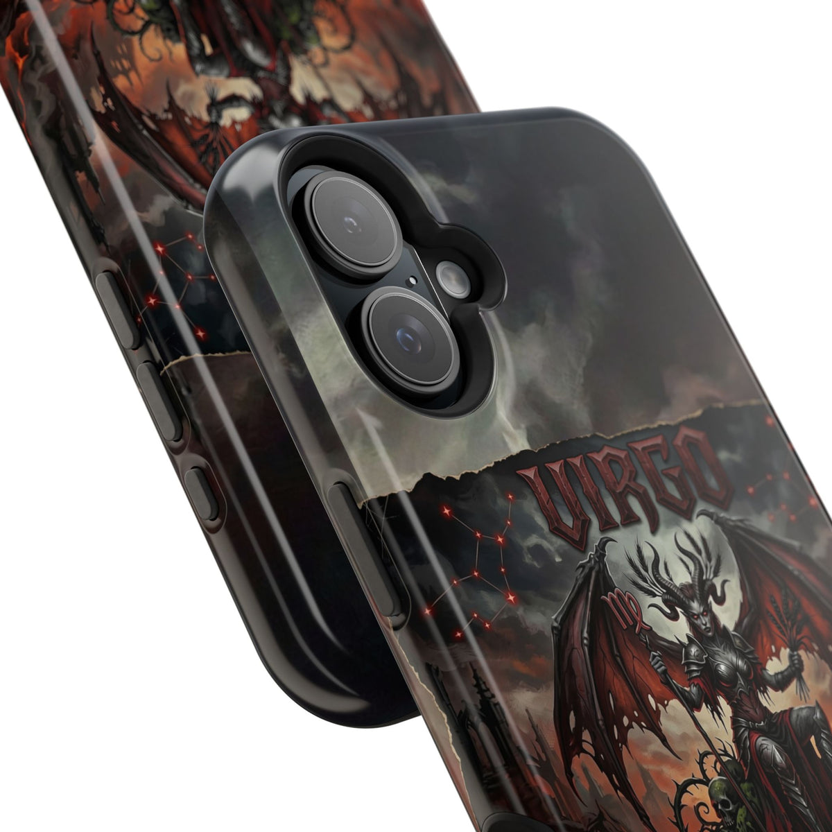 Virgo Demonic Zodiac Phone Case — Magnetic Impact-Resistant