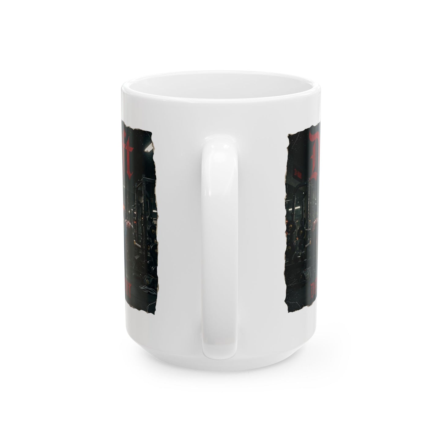 Ceramic Mug — 'Deadlift Demon' Gym Coffee Mug (11oz/15oz)