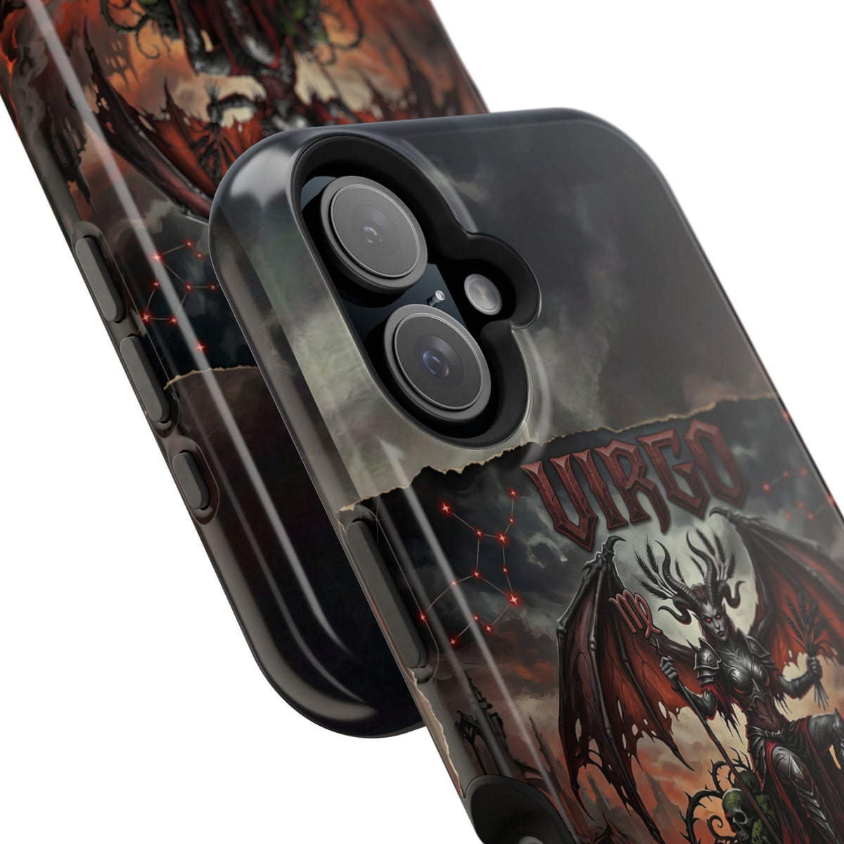 Virgo Demonic Zodiac Phone Case — Magnetic Impact-Resistant
