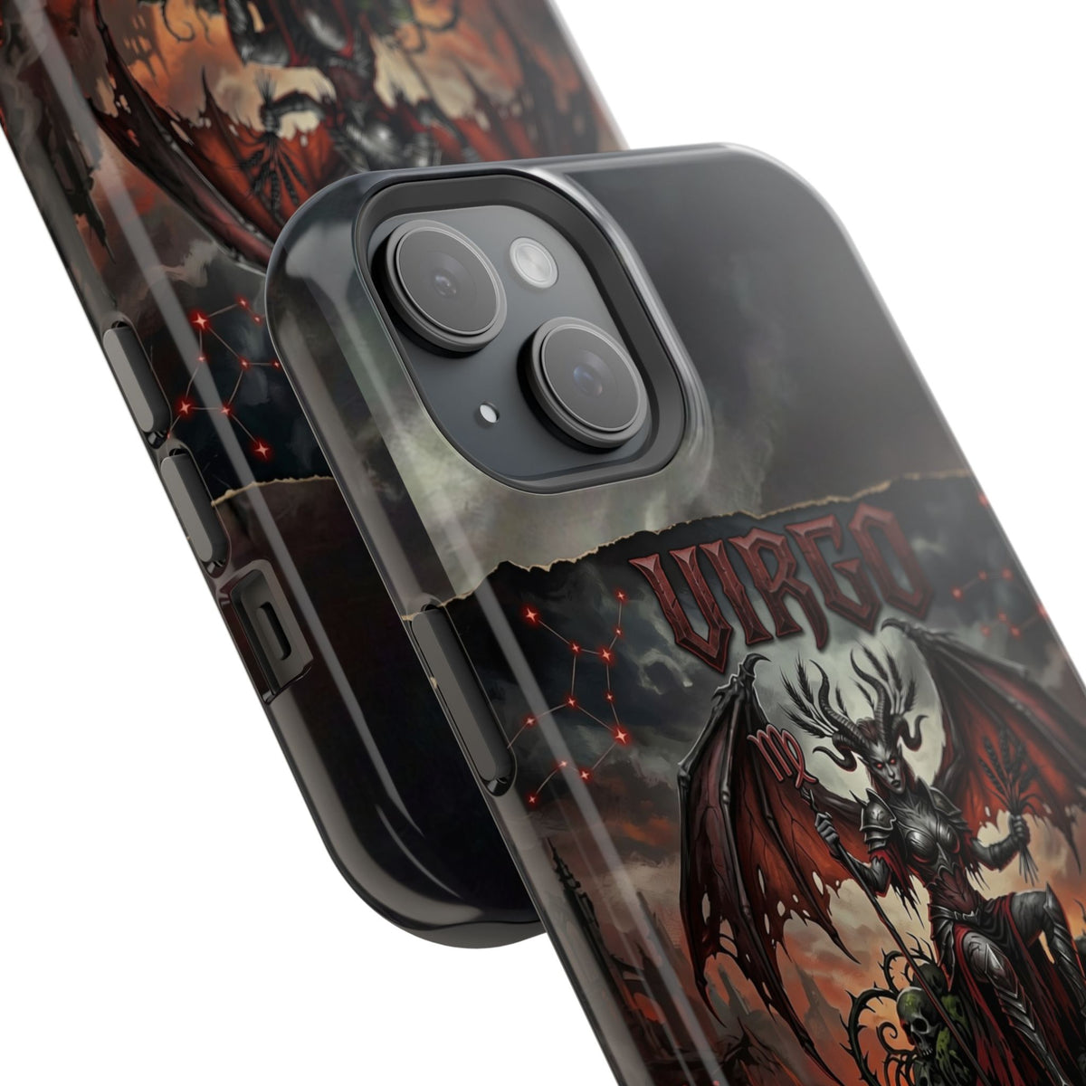 Virgo Demonic Zodiac Phone Case — Magnetic Impact-Resistant