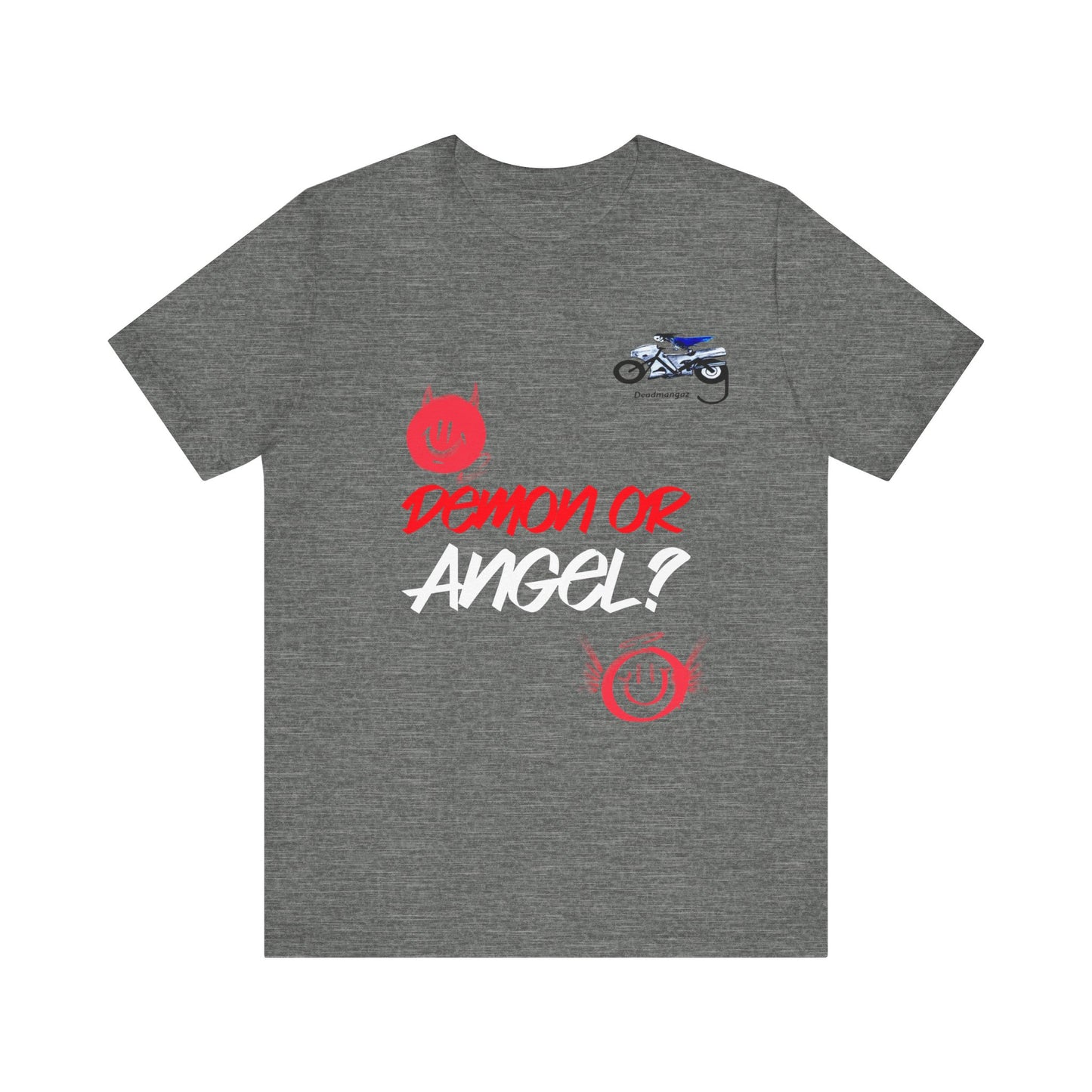 Demon or Angel? Unisex Graphic Tee - Fun and Bold Casual Wear