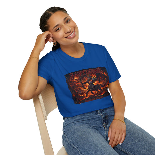 Sagittarius Fire Zodiac T-Shirt — Fiery Archer Astrology Tee