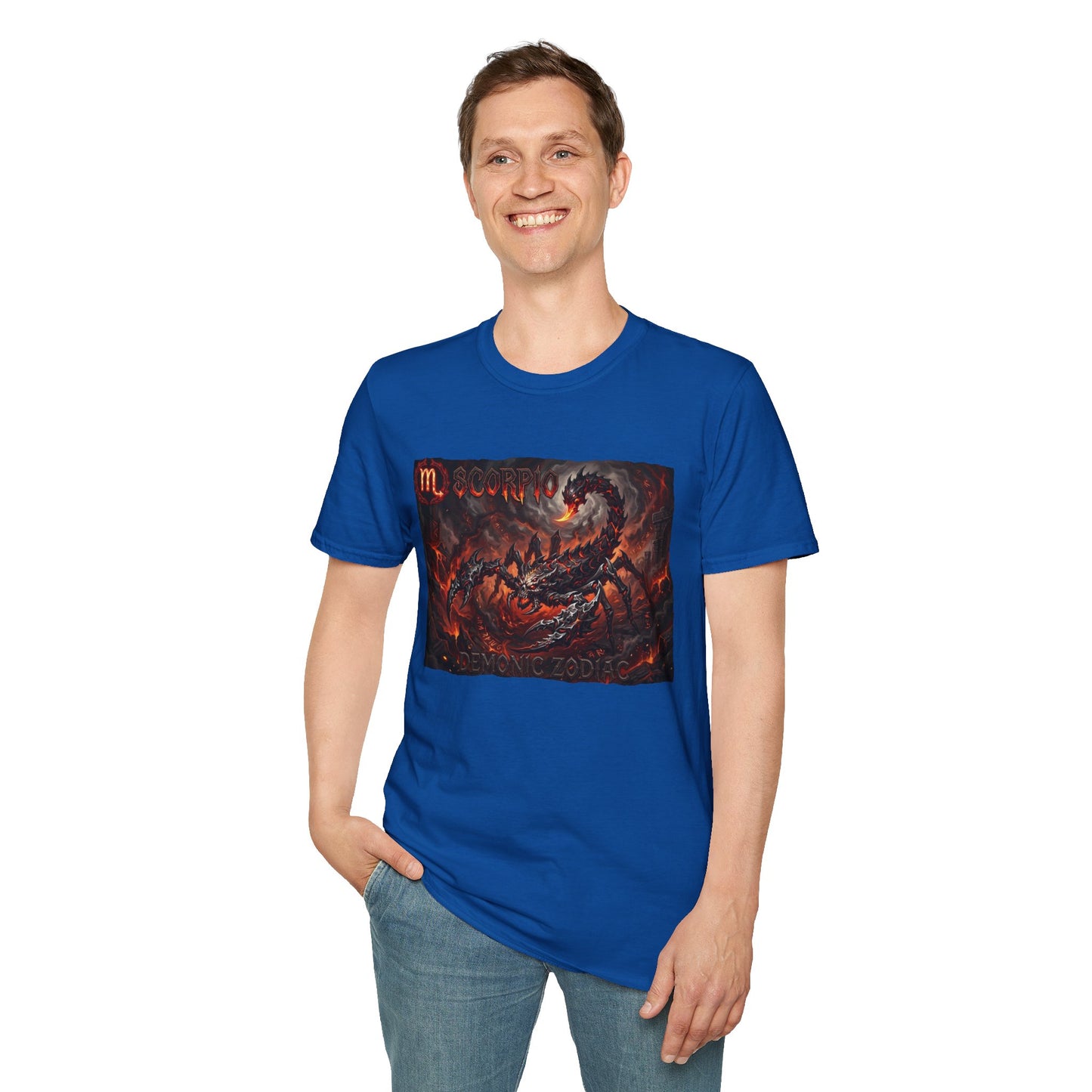 Scorpio Demon Graphic T-Shirt — Astrological Scorpion Zodiac Tee