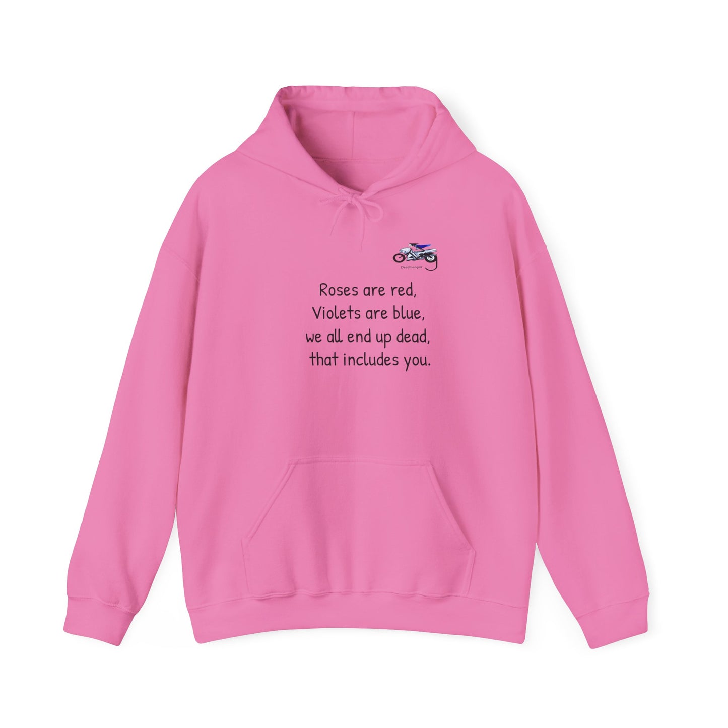 Funny Poetry Unisex Hoodie - 'Roses are Red' Design