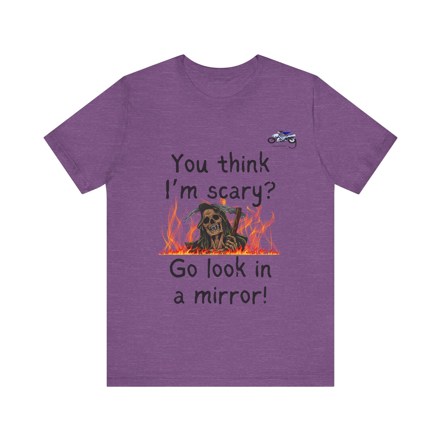 Halloween Humor Unisex Short Sleeve Tee - "You Think I'm Scary?"