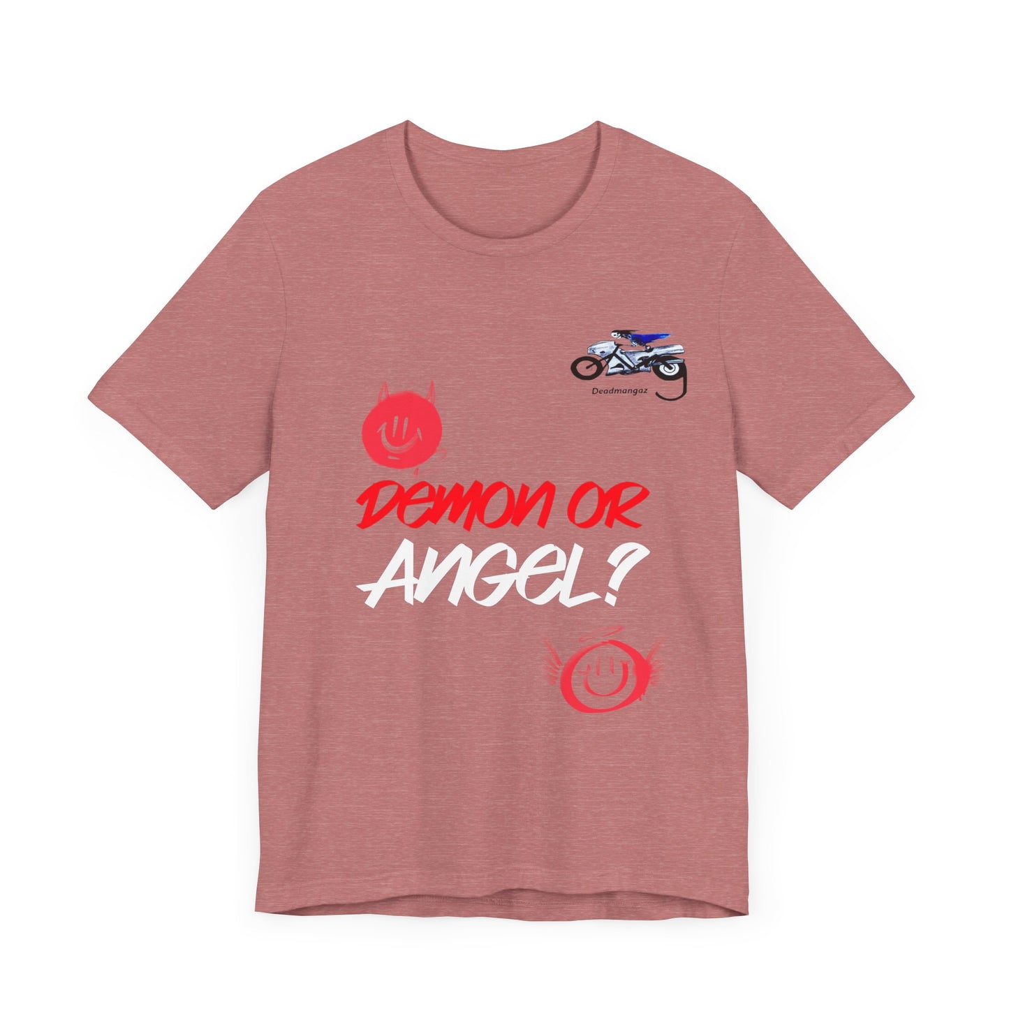 Demon or Angel? Unisex Graphic Tee - Fun and Bold Casual Wear