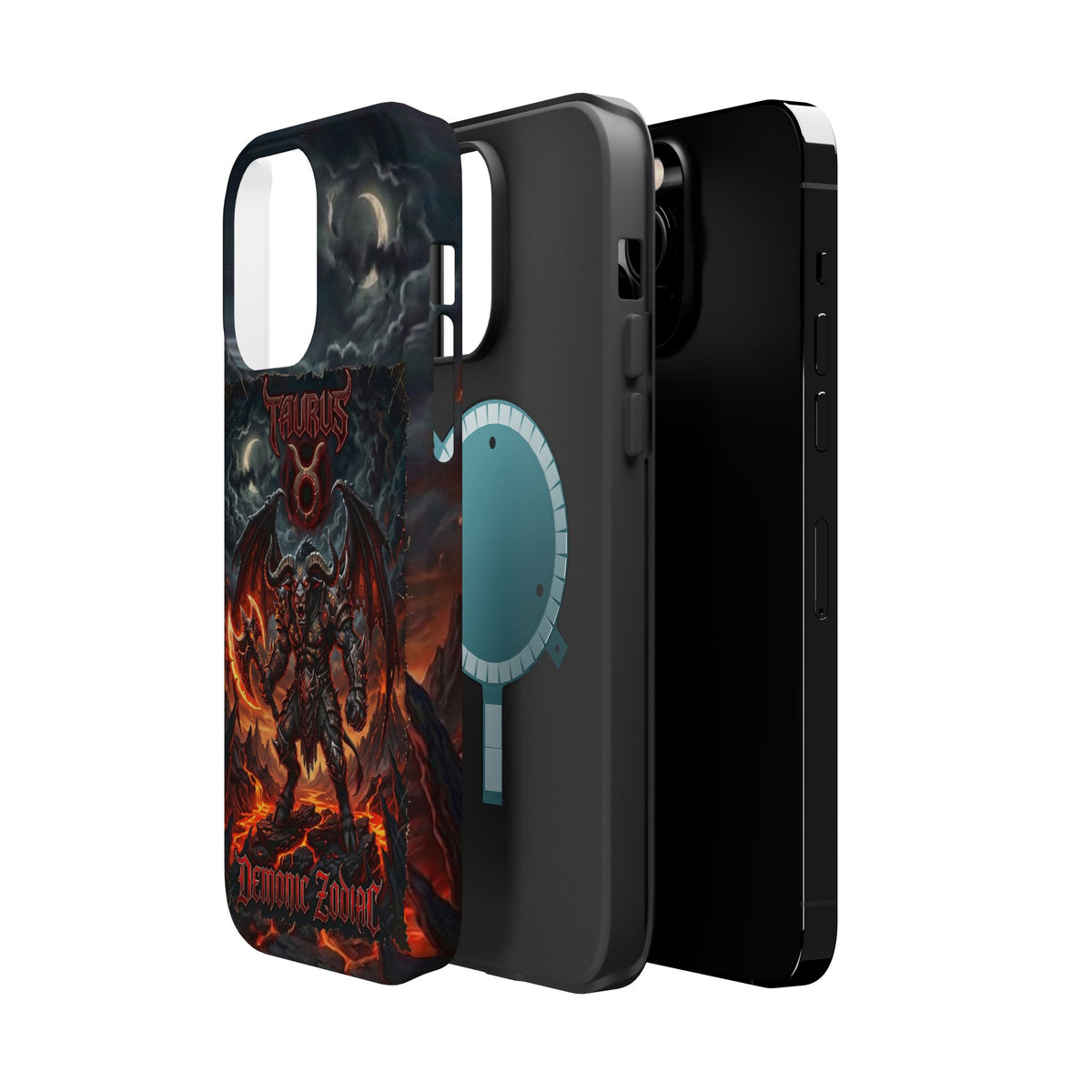 Taurus Demon Zodiac Magnetic Impact-Resistant Phone Case