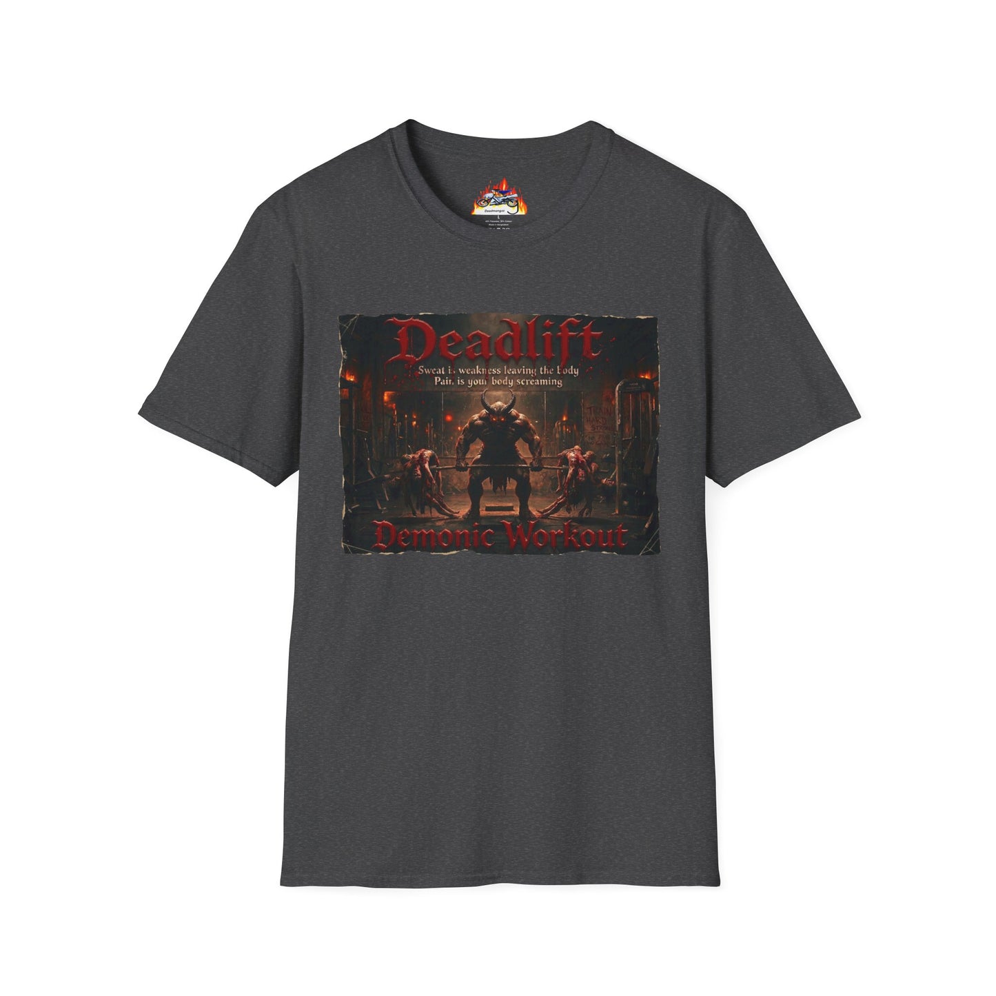 Deadlift Gym T-Shirt — Gothic Strength Workout Tee