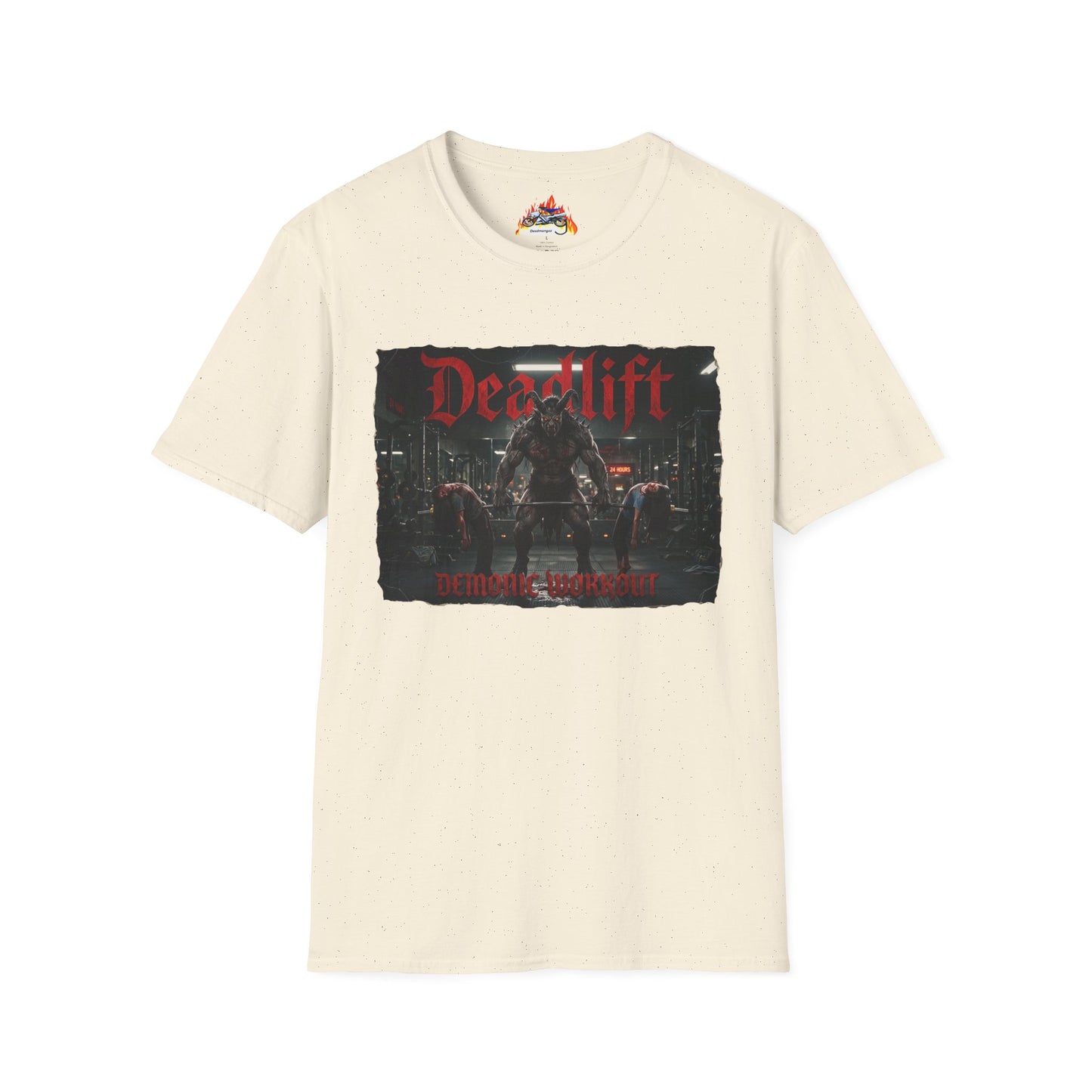 Deadlift Gym T Shirt — Heavy Metal Workout Tee for Weightlifters