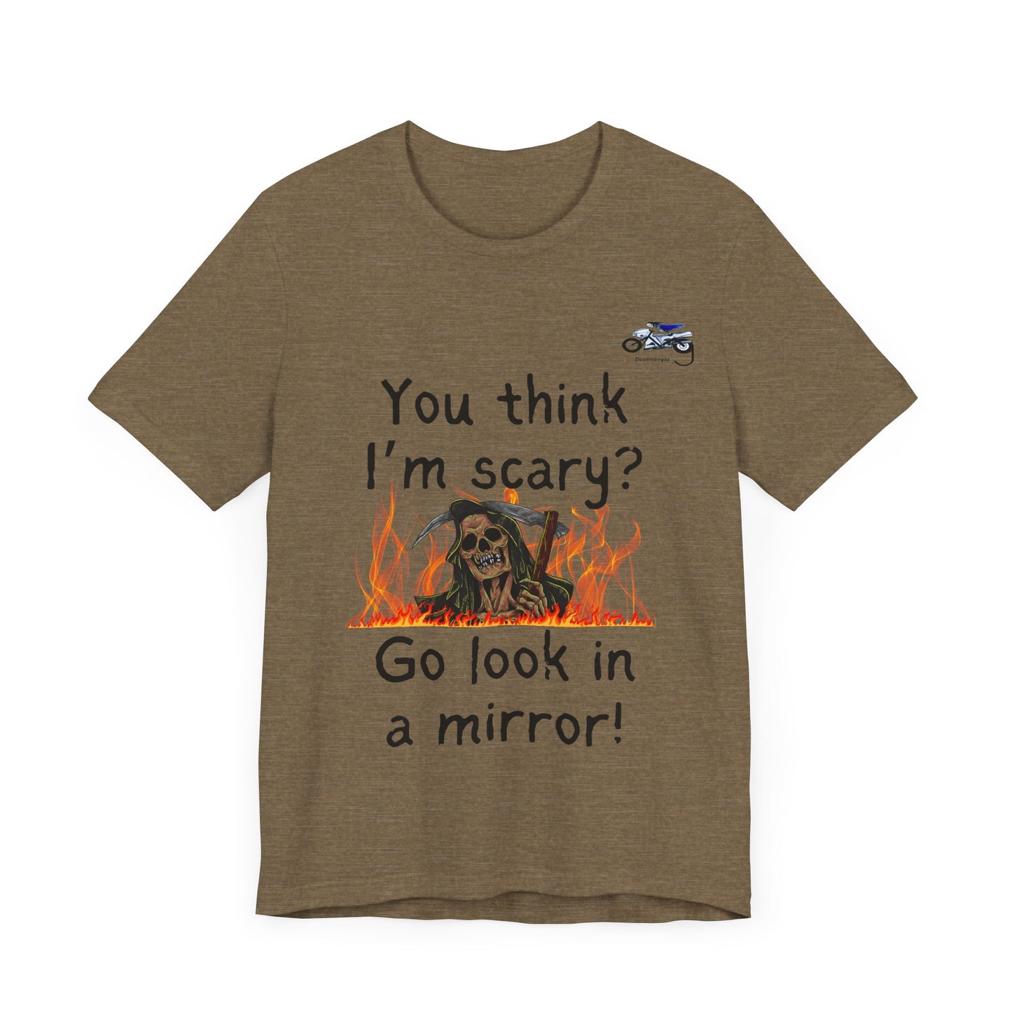 Halloween Humor Unisex Short Sleeve Tee - "You Think I'm Scary?"