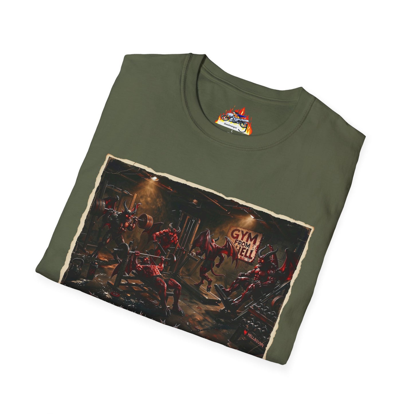 Gym From Hell T-Shirt — Demonic Workout Graphic Tee