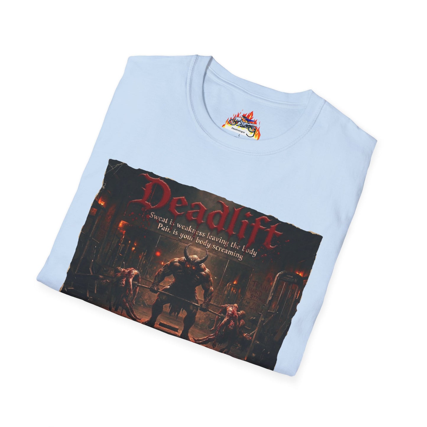 Deadlift Gym T-Shirt — Gothic Strength Workout Tee
