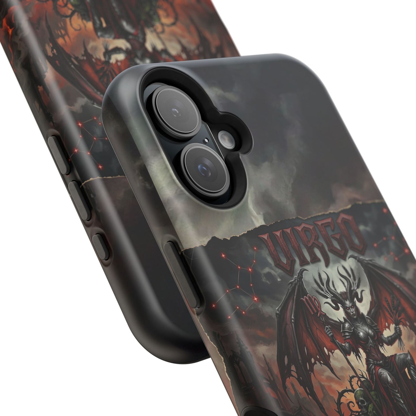 Virgo Demonic Zodiac Phone Case — Magnetic Impact-Resistant