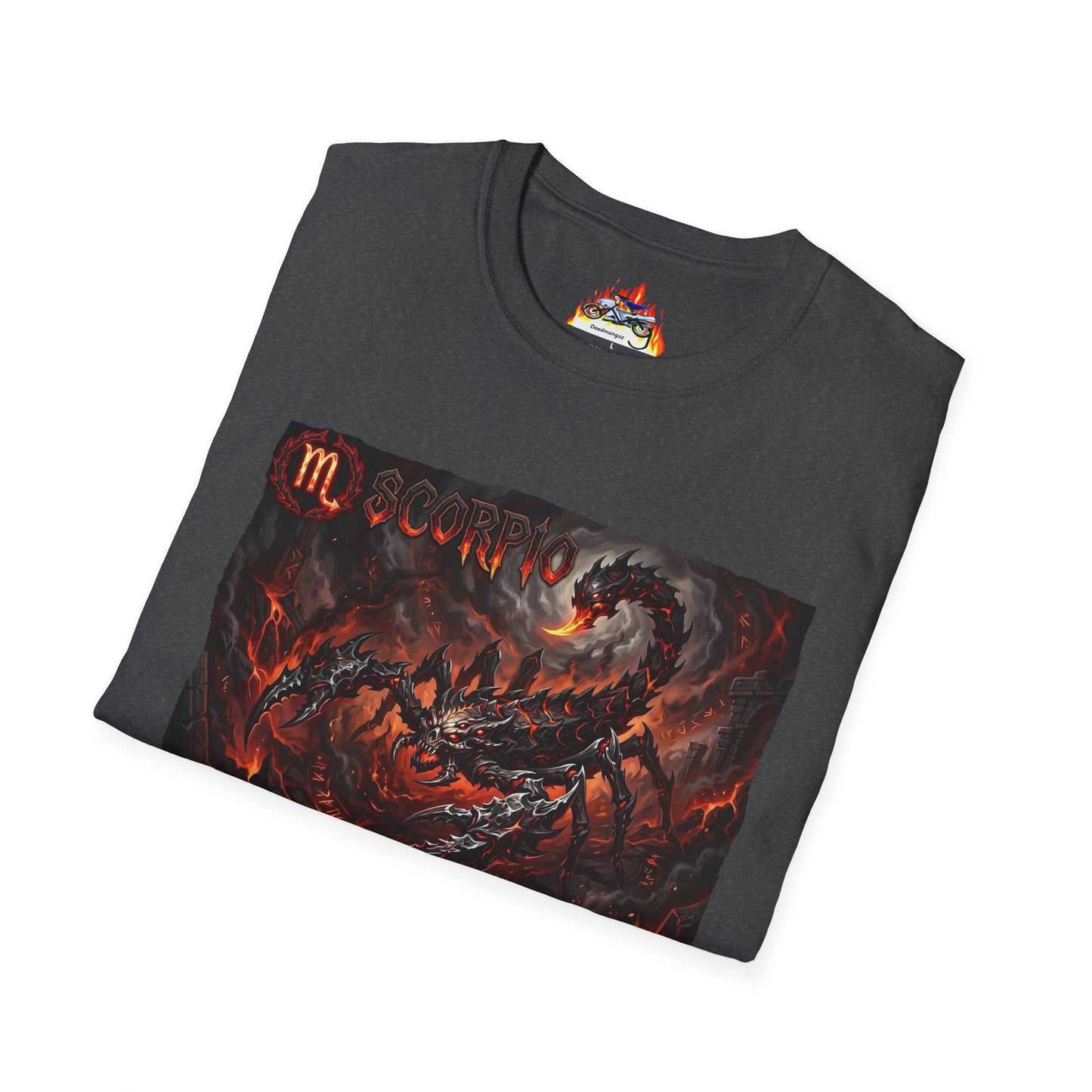 Scorpio Demon Graphic T-Shirt — Astrological Scorpion Zodiac Tee