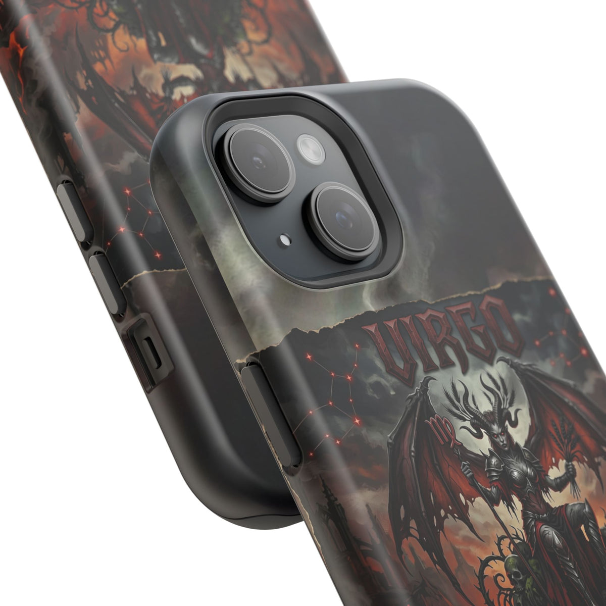 Virgo Demonic Zodiac Phone Case — Magnetic Impact-Resistant