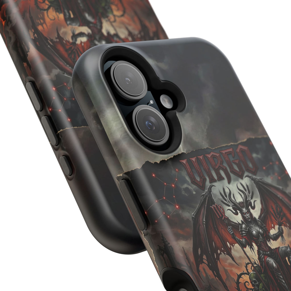 Virgo Demonic Zodiac Phone Case — Magnetic Impact-Resistant