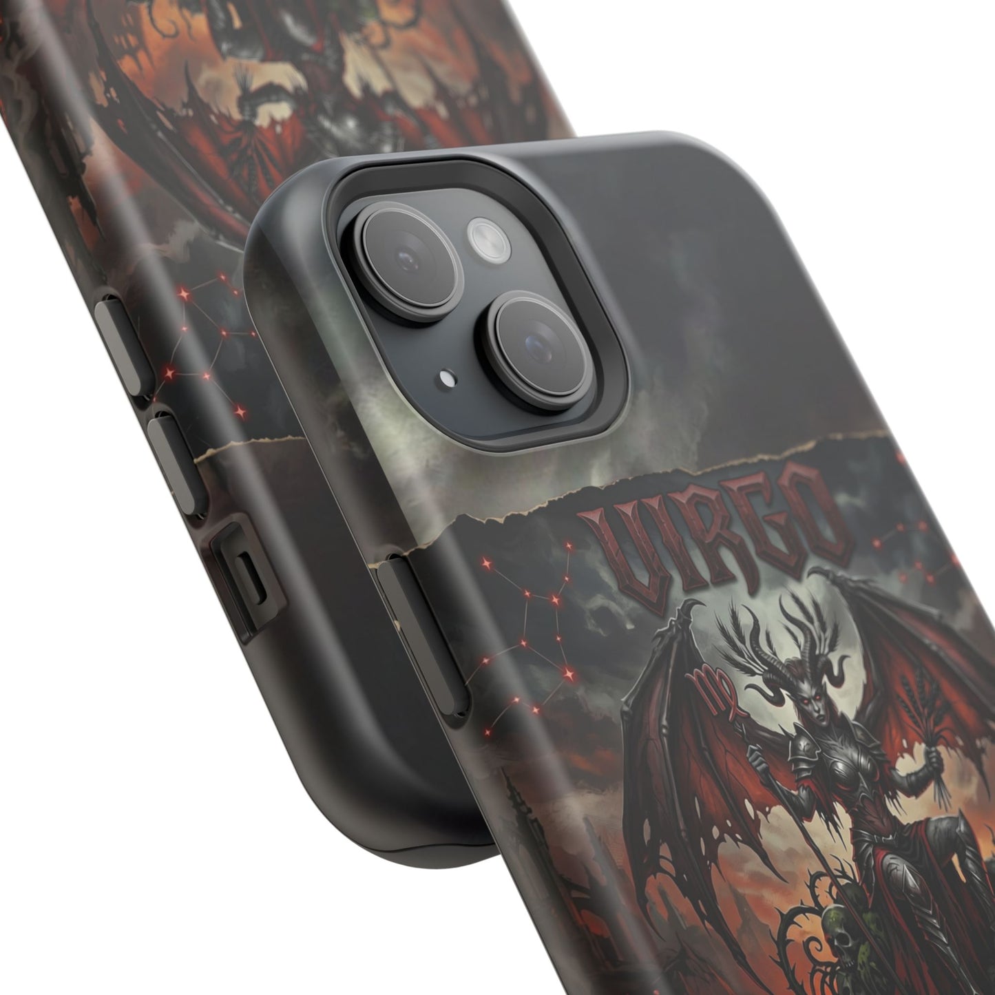 Virgo Demonic Zodiac Phone Case — Magnetic Impact-Resistant