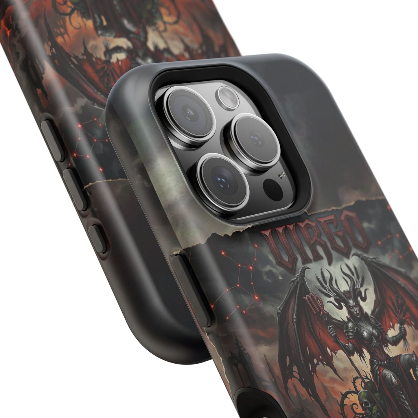 Virgo Demonic Zodiac Phone Case — Magnetic Impact-Resistant